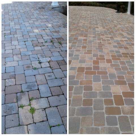 PAVER CLEANING SANDING and SEALING