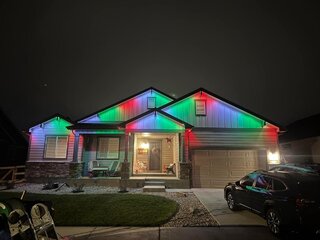 Permanent Christmas Lights Service - $25/linear foot 