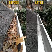 GUTTER DEBRIS CLEANING - $1 per linear foot with minimum 