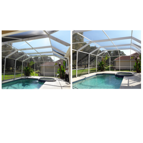 Pool Cage and Screen Pressure Washing Cleaning 