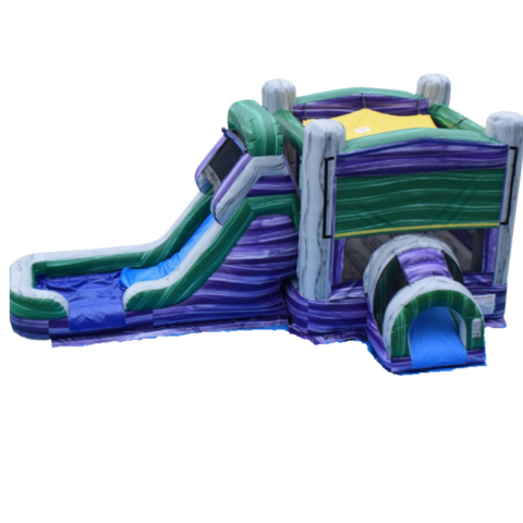 PURPLE AND GREEN COMBO DRY