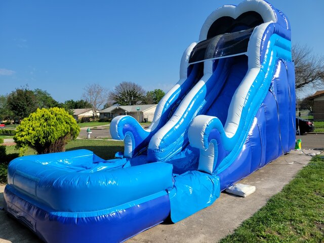 Blue Wave Water Slide