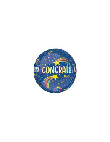 Congrats Rising Star Foil Balloon
