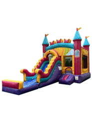 Purple Castle Combo Bounce House
