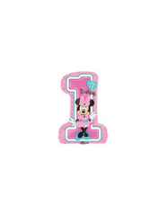 Minnie Mouse 1st Birthday Foil Balloon