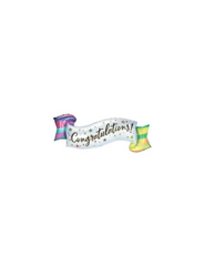 Congratulation Banner Foil Balloon