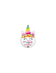 Birthday Unicorn Foil Balloon
