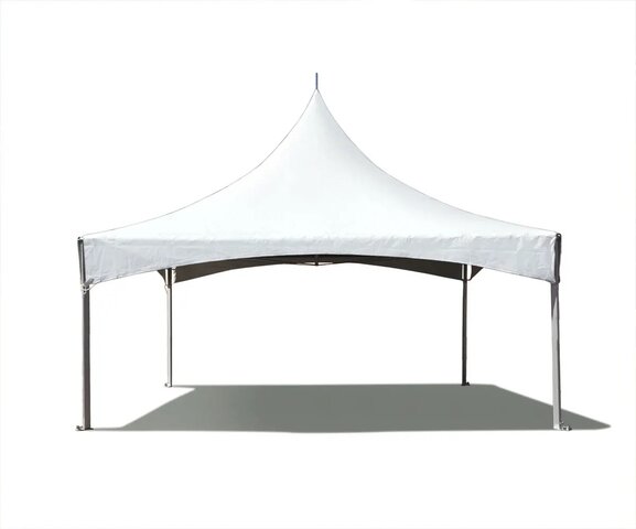 15 x 15 High Peak Frame Tent Package (24 White Chairs)