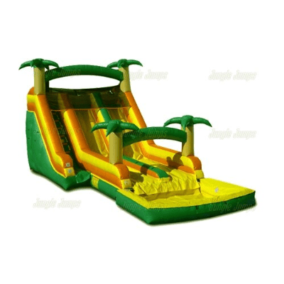 Water Slide, Double Lane Tropical  (Delivery Only)