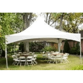 20 x 20 Cable Frame Tent (White Chair Package)