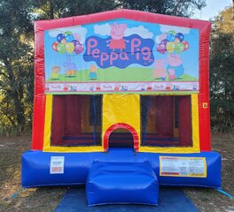 Peppa Pig Bounce House Banner