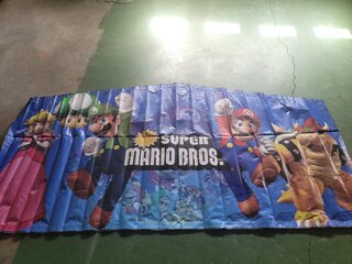 Super Mario Bounce House Banner