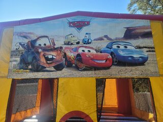 Disney Cars Bounce House Banner