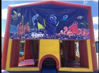 Dory Bounce House Banner
