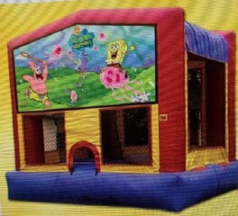 Spongebob Bounce House Banner