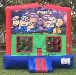 Minions Bounce House Banner