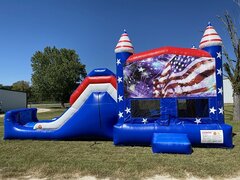 Stars and Stripes Combo w/ Water Slide