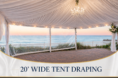 Tent Draping (20' Wide Tents)