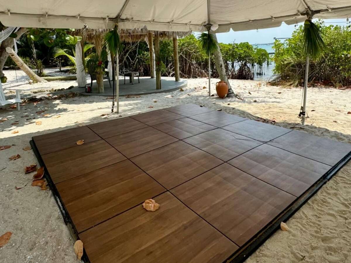 Dance Floor and Staging Rental from Treasure Coast Party Rentals