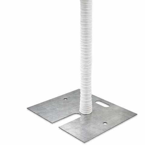 Pipe and Drape Upright Spandex Cover (White)