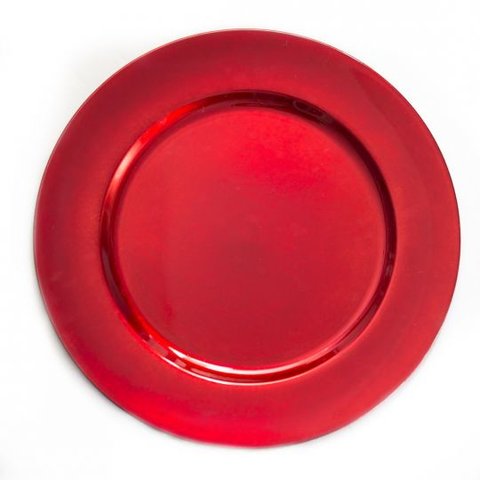 Charger Plate (Red)
