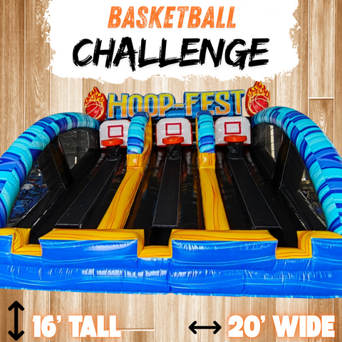 Giant Triple Lane Basketball Game
