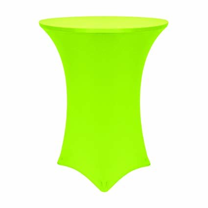  High Top Table Linen(Neon Green Spandex)