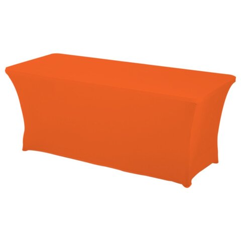 8' Table Linen (Orange Spandex)
