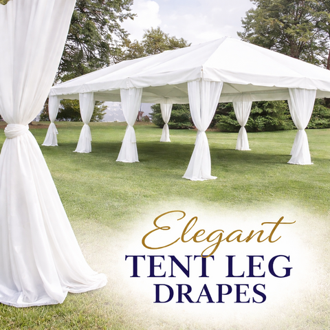 Tent Leg Drapes