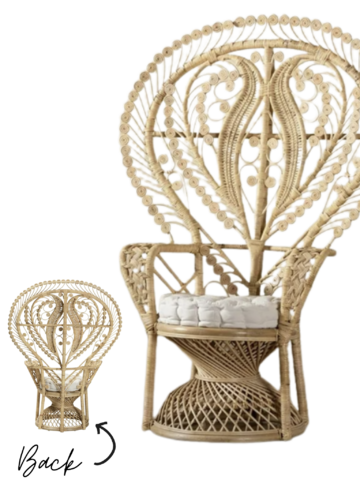 The Boho Peacock Throne