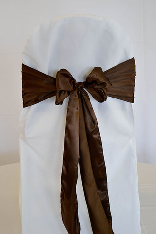 Sash (Chocolate Satin)