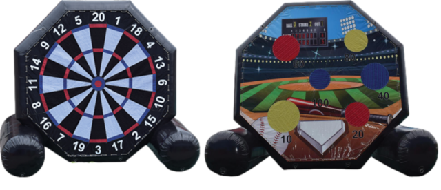 2 n 1 Giant Inflatable Soccer Darts (10')