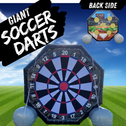 2 n 1 Giant Inflatable Soccer Darts (10')