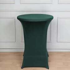  High Top Table Linen(Hunter Green Spandex)