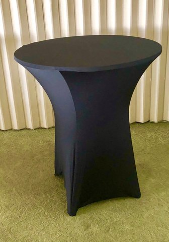  High Top Table Linen(Black Spandex)