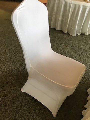 Banquet Chair Cover (Ivory Spandex)
