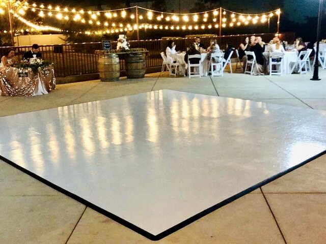 Portable Dance Floor (15 x 15') White