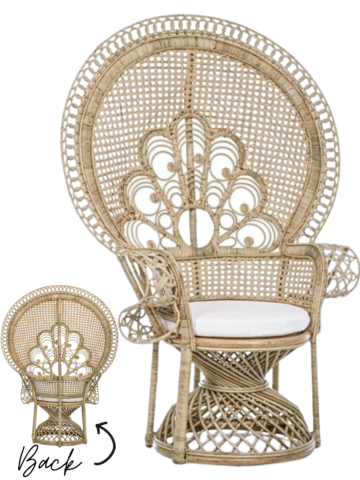Royal Peacock Chair 