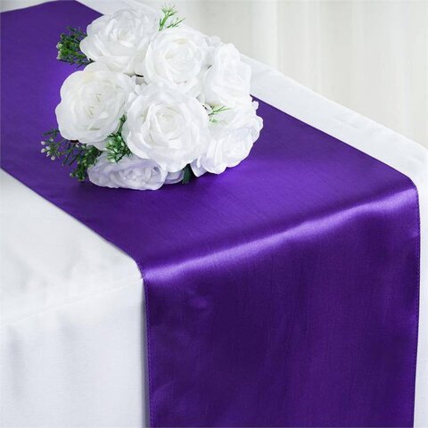 Table Runner (Purple Satin)