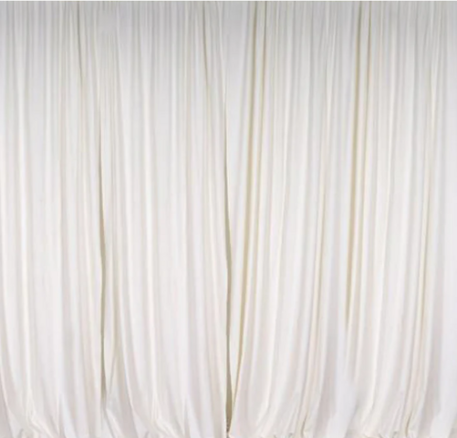  Pipe and Drape Curtain (Ivory)