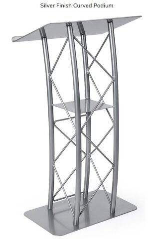 Podium (Silver Curved Truss)