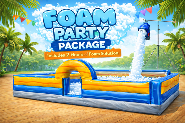 Foam Party Rental Package – Foam Pit with 2 Hours of Foam Solution
