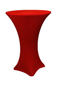 High Top Table Linen(Cherry Red Spandex)