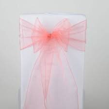 Sash ( Light Coral Organza)