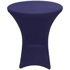  High Top Table Linen(Navy Blue Spandex)