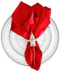 Napkin (Red Satin)