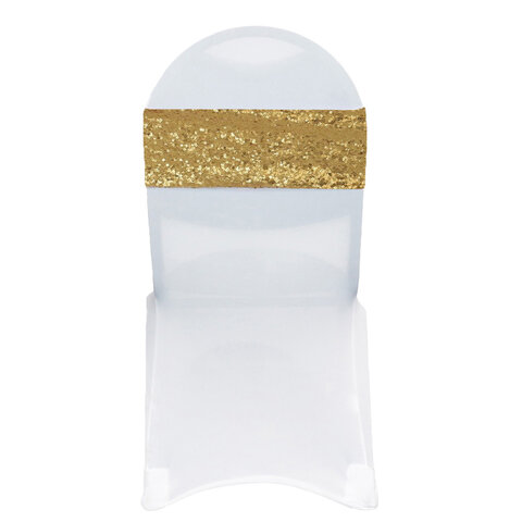 Gold Sequin Chair Band