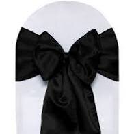 Sash (Black Sash Satin)