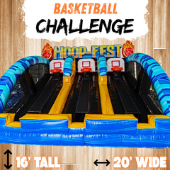 Giant Triple Lane Basketball Game