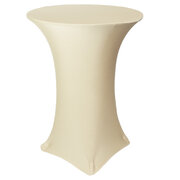 High Top Table Linen (Ivory Spandex)